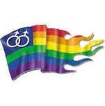 סטיקר דגל גאווה הומואים